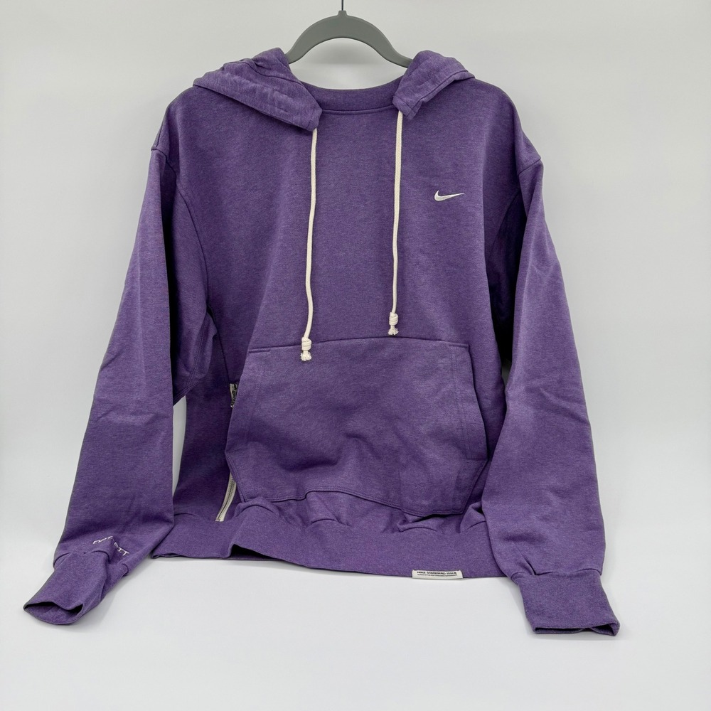 Nike Standard Issue Dri-FIT Basketball Hoodie Purple DQ5818-553 Mens Medium NEW